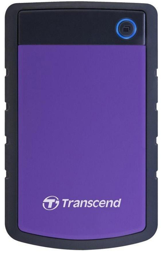 TS1TSJ25H3P usb3.0 1tb storejet 2.5" h series purple (fully rubber cover, one touch backup) Transcend Santreyd 