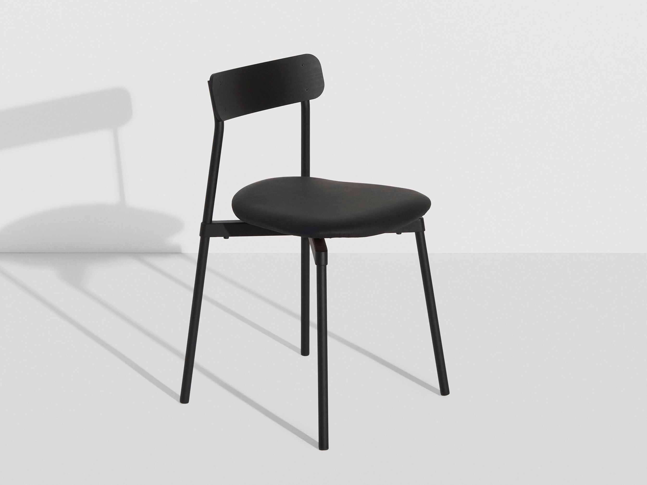 Штабелируемый стул с кожаным сиденьем Petite Friture Fromme ARCH-00069617