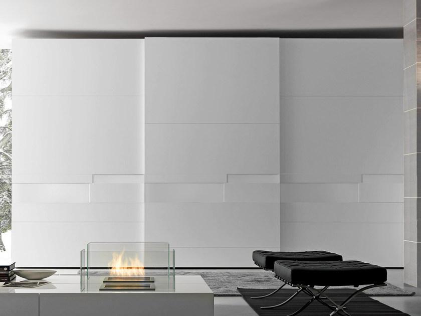 Presotto Модульный лакированный шкаф с раздвижными дверцами Tecnopolis sun-id-1394729 - Вид №2