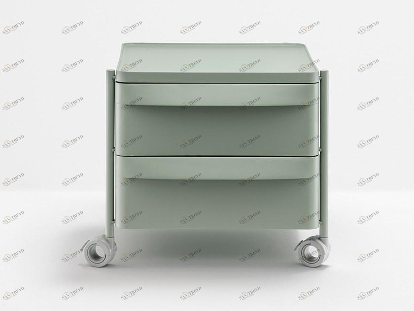 Pedrali Офисный ящик из полипропилена на колесиках Boxie sun-id-1359396