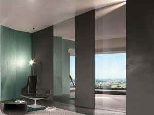 BARAUSSE Дверь заподлицо с дверцей с зеркальным эффектом Secret