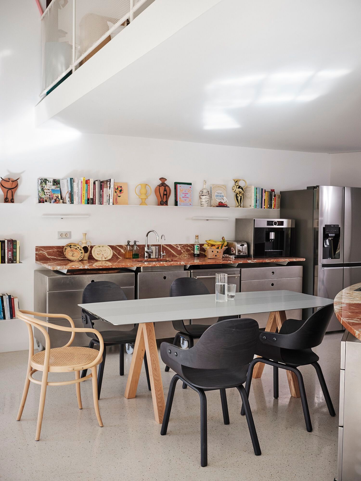 Прямоугольный стол из алюминия и дерева BD Barcelona Алюминий ARCH-00042388 - Вид №5