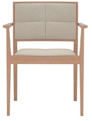 Andreu World Стул из бука с подлокотниками Manila So2033 - Вид №5