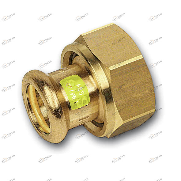 111359422 SANHA 11359G пресс-фитинг газ, бронза, разъемн.соед.с плоск.упл. 42x2 мм 