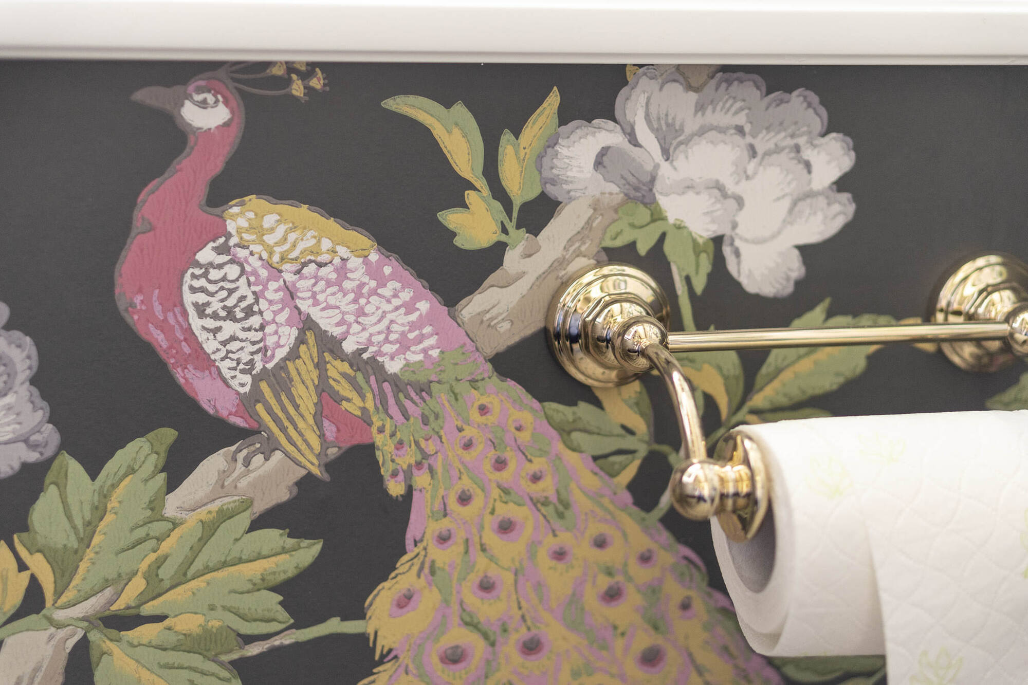 Traditional bathrooms Motivtapete Pavona Pavona - Little Greene  - Вид №10