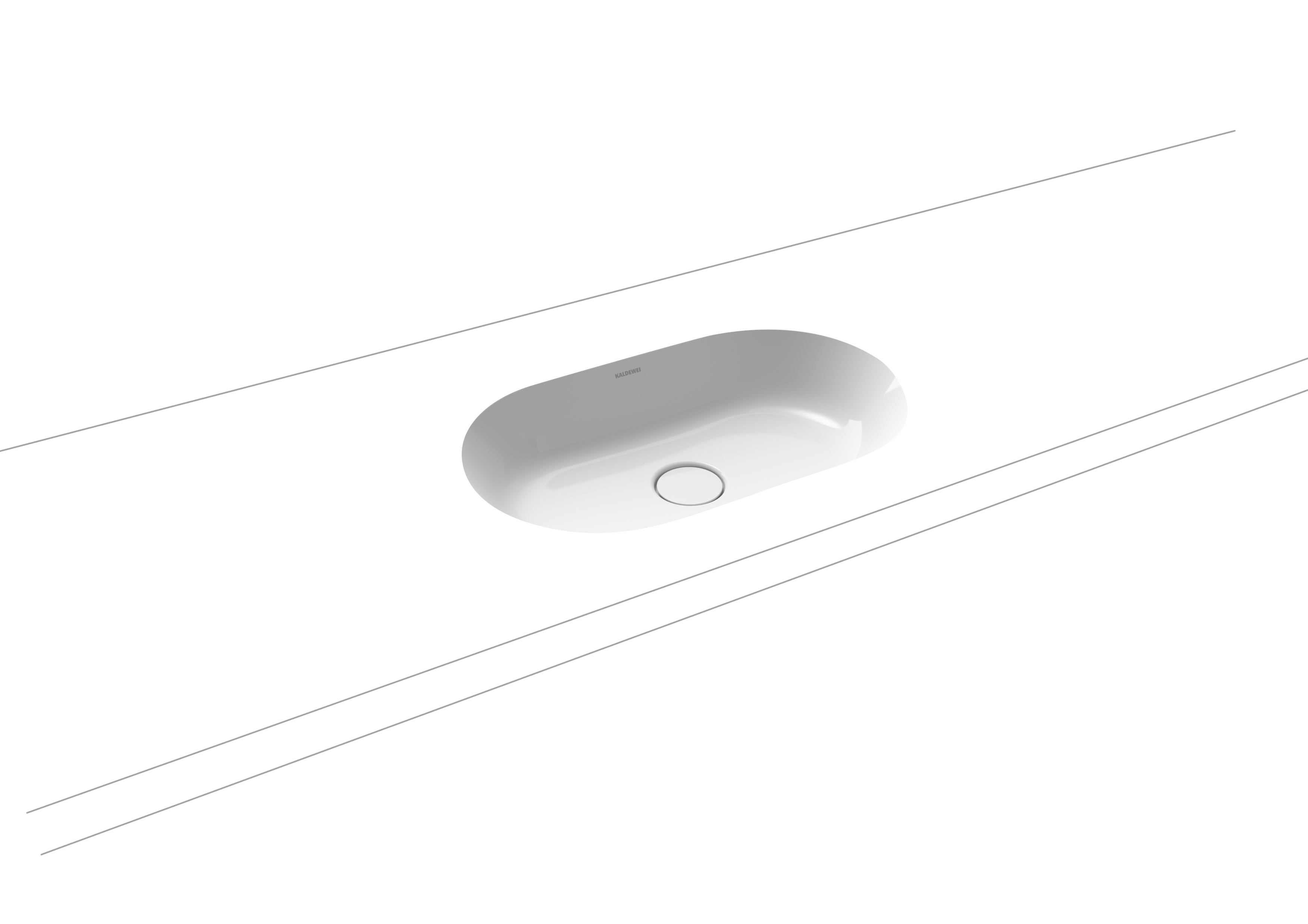 Умывальник KALDEWEI Сталь эмалированная 3060 453 холодный серый 30 3060453 - Вид №1