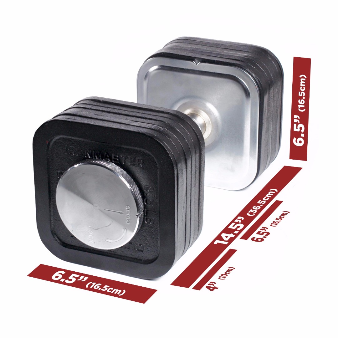 Ironmaster гантели наборные 34 кг, 1 пара, с подставкой Ironmaster sun-id-2069058 - Вид №4