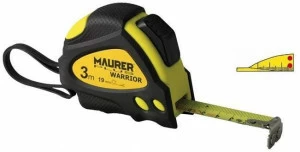 MAURER PLUS Измерительная лента с противоскользящим резиновым футляром