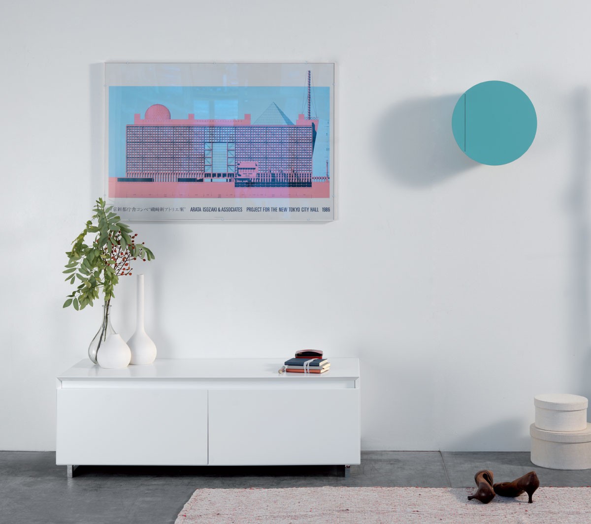 Ex.T Bon Bon Настенный шкаф бирюзовый EXBON16TU  - Вид №2