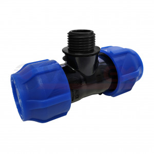 1210026311263 Valfex Тройник компрессионный переходной с наружной резьбой