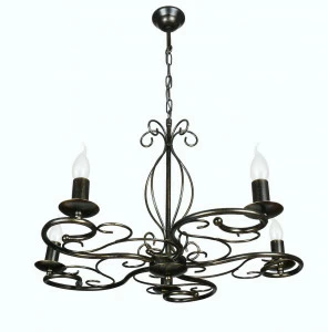 Люстра дизайнерская Back коричневая 10101-5L SUPERNW СВЕЧИ 056803 Коричневый