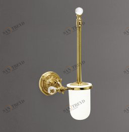 Держатель щетки подвесной, керамика ART&MAX BAROCCO CRYSTAL AM-1785-Br-C 