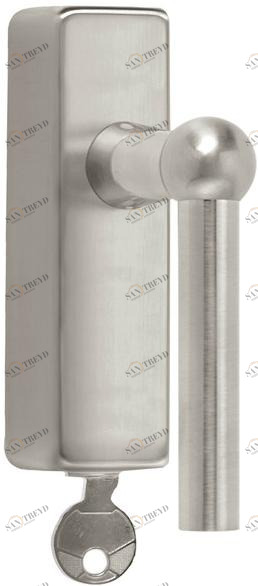 Formani Оконная ручка dk никель с замком Timeless 1910l-dklock-o