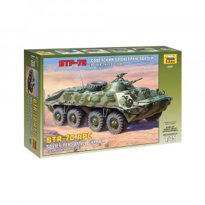 3557 Модель сборная Советский бронетранспортер БТР-70 (Афганская война 1979-1989) 1/35 ZVEZDA