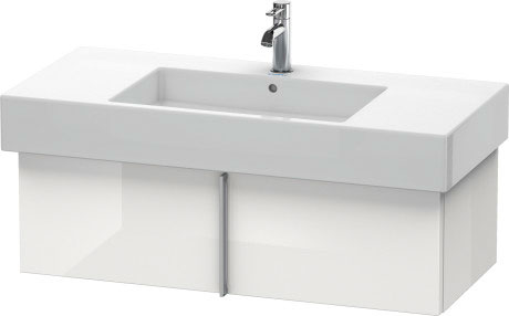 VE611408585 Тумбочка подвесная Vero #VE6114 1000 x 446 мм Белый глянцевый лак Duravit - Вид №2