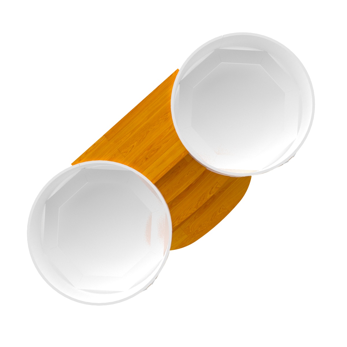 2348 Подиум на 2 купели D 1.8 СЛ натуральный Alyarus  - Вид №2