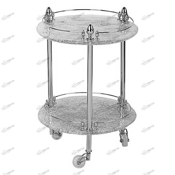 Столик на колесиках MIGLIORE Elizabetta ML.ELB-60.149.CR - хром 