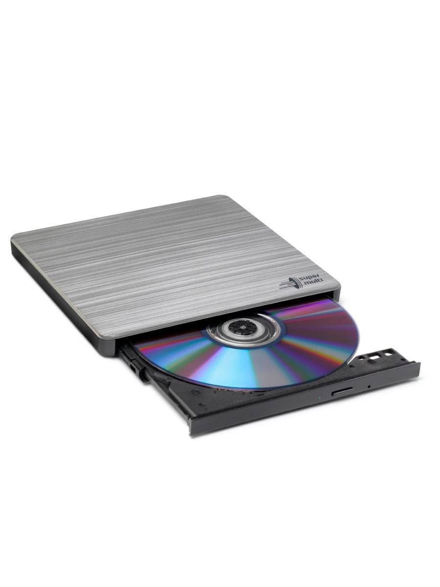 GP60NS60.AUAE12S dvd-rw ext. silver slim ret. usb2.0 LG Santreyd  - Вид №1