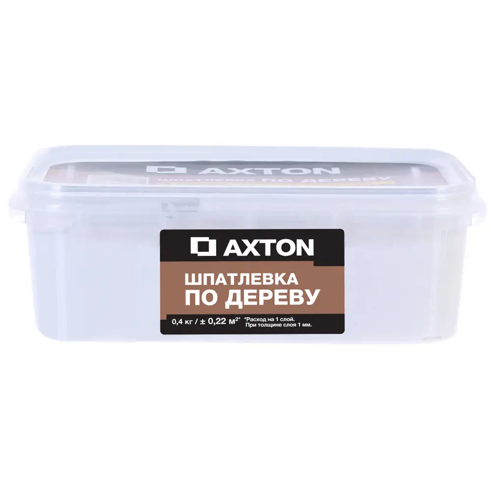 Шпатлевка Axton для дерева: универсальное решение для внутренних и наружных работ 81950901 STLM-0014726