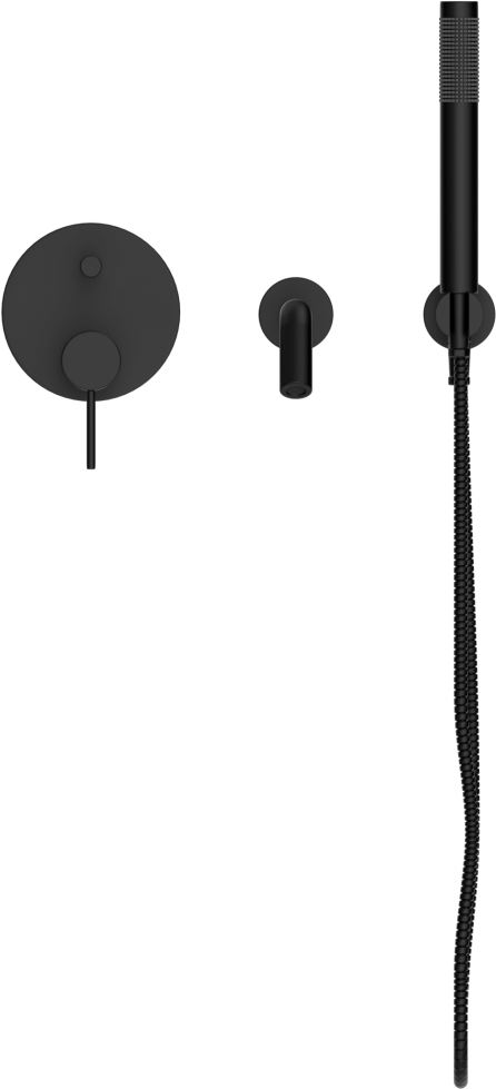 D419-N Однорычажный смеситель для ванны с ручным душем