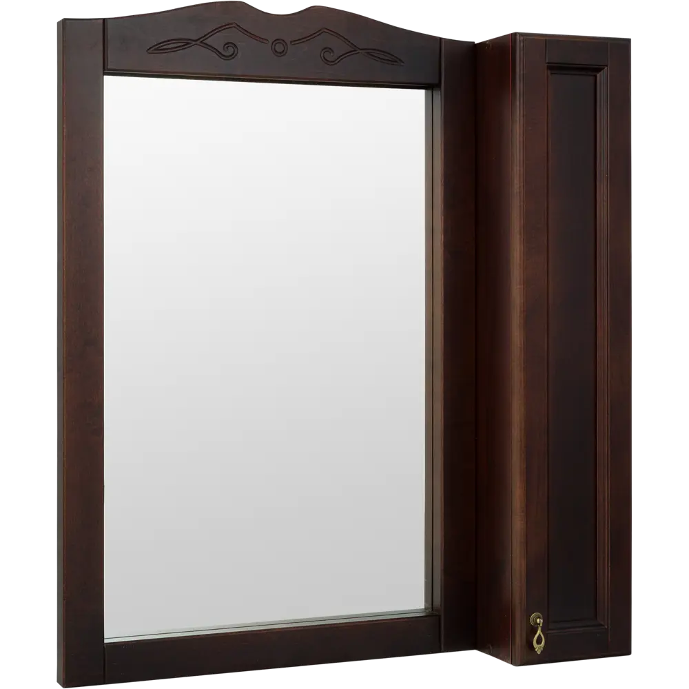 Шкаф зеркальный «Retro» 85 см цвет орех 13848203 STLM-2012920 O-MEBEL  - Вид №1