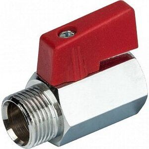 Кран шаровый STOUT ВН Mini 3/8" стандартный проход, флажок