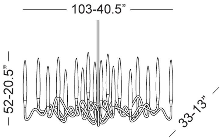 Il Pezzo Mancante Светодиодный подвесной светильник из латуни Il pezzo 3 sun-id-1433130 - Вид №12