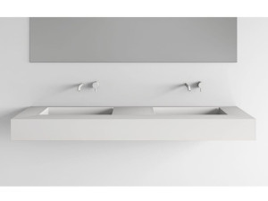 Прямоугольная двойная раковина из ламината