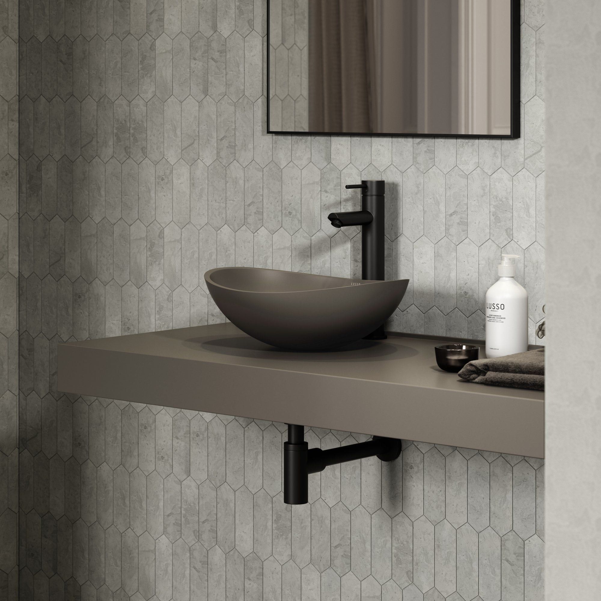 Овальная столешница из смолы LUSSO Soho ARCH-00143955 - Вид №9