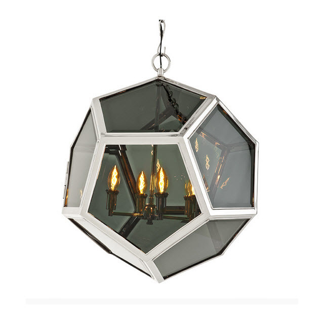 Фонарь Yorkshire L от Eichholtz темный 107959 EICHHOLTZ ДИЗАЙНЕРСКИЕ, EICHHOLTZ 060580 Прозрачный  - Вид №1