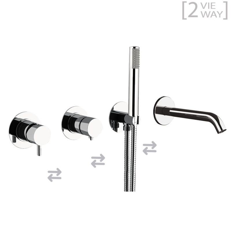 TK621ZB Смесители для душа DANIEL RUBINETTERIE Tokyo - Вид №1