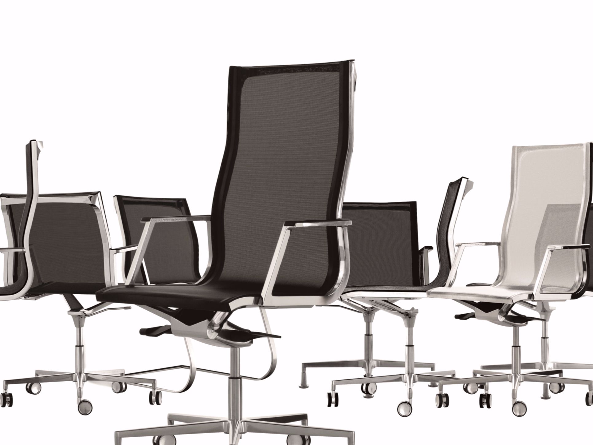 Операционный офисный стул с подлокотниками 4 спицы Luxy Nulite ARCH-00139168 - Вид №1