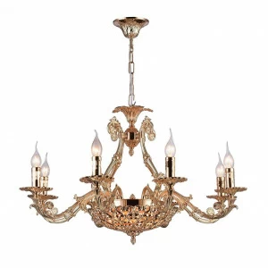 Подвесная люстра Omnilux Cipollone OML-75903-11 OMNILUX ДИЗАЙНЕРСКИЕ, CIPOLLONE 220459 Золотой
