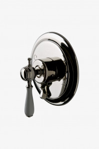 JUPB42 Балансир давления Julia с отводной накладкой и рукояткой из белого фарфора Waterworks