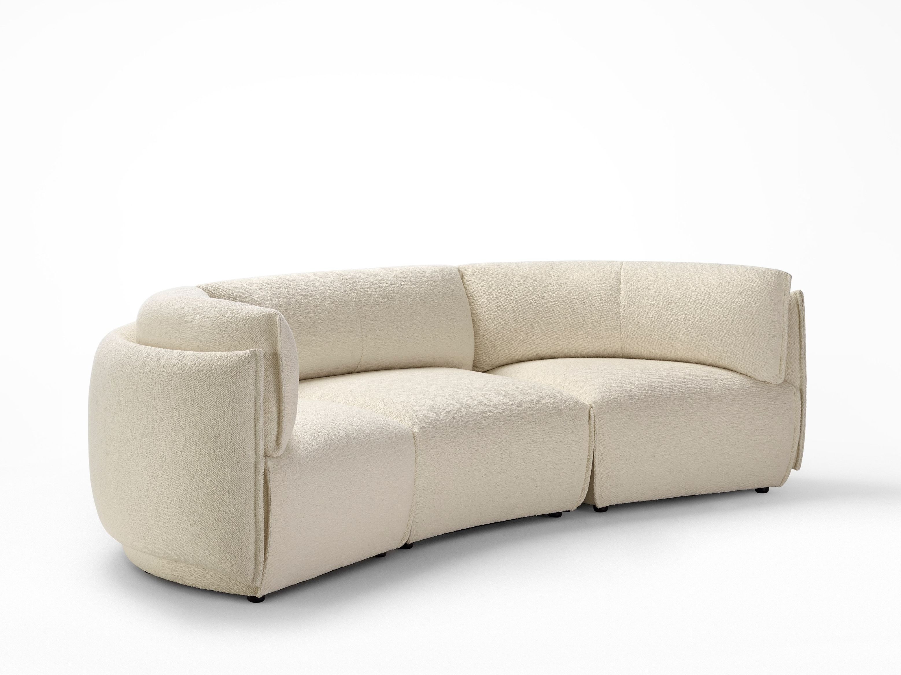 3-местный изогнутый тканевый диван Ross Gardam Hearth ARCH-00097453 - Вид №2