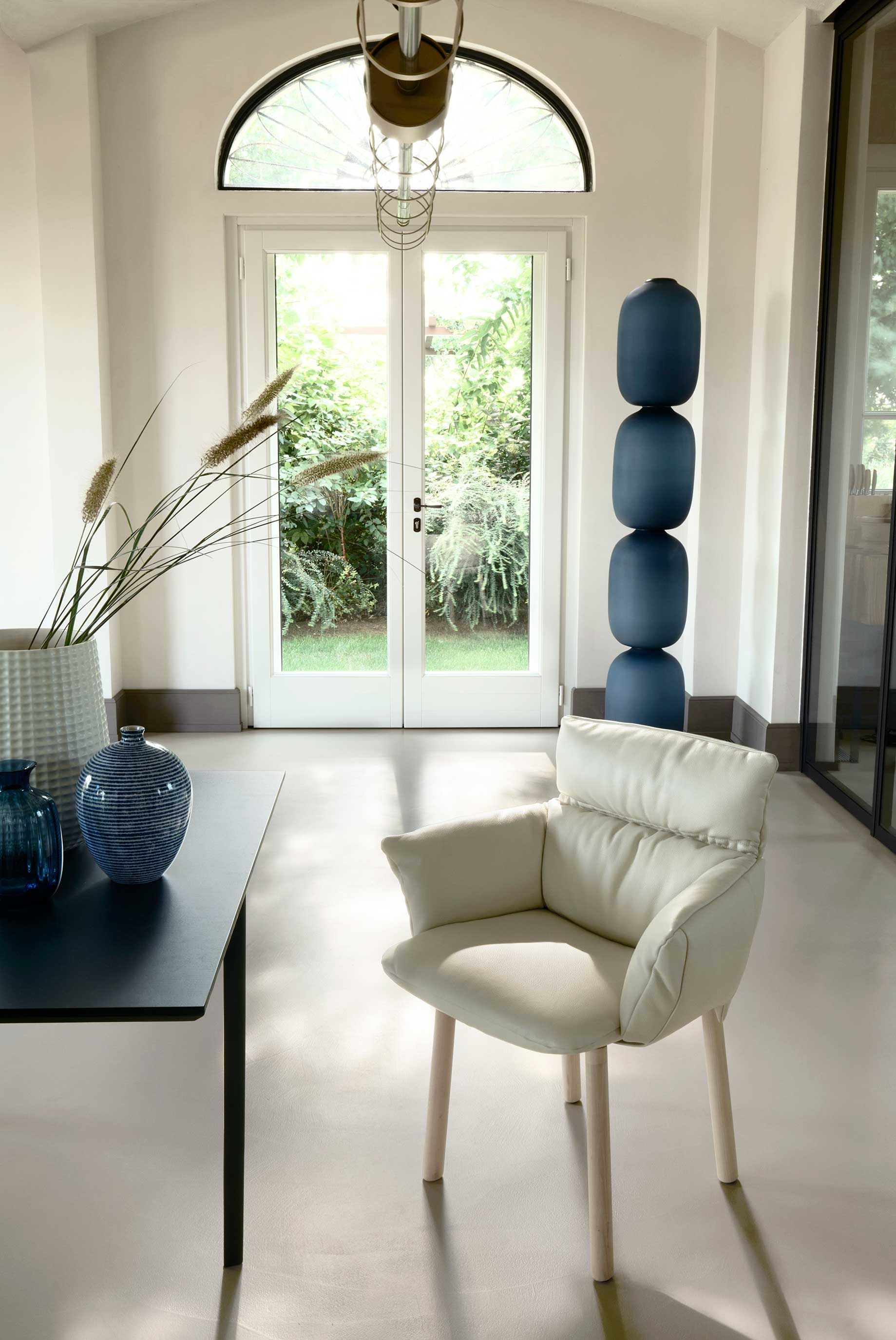 Кресло с 4 металлическими ножками CAPPELLINI LUD’INA ARCH-00078199 - Вид №1