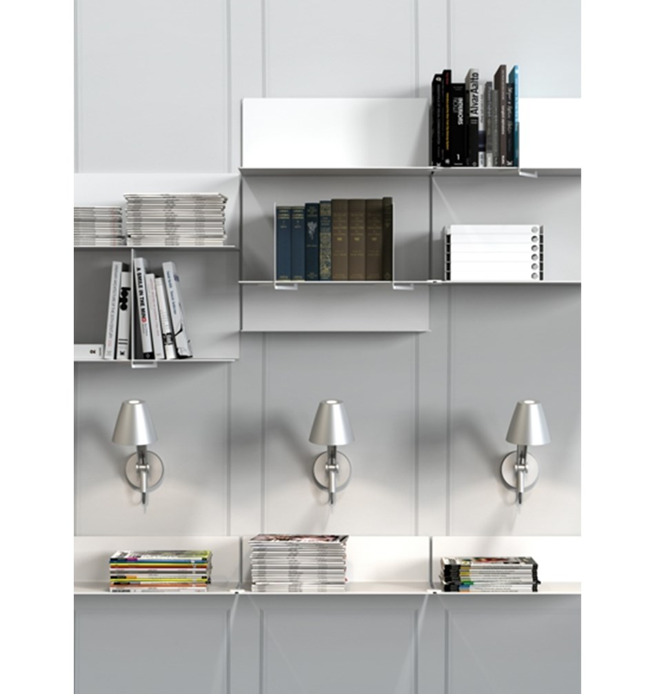 FROST Подставка для книг 4034 f / 25cm полки » белый Алюминий Белый U4034-W  - Вид №4