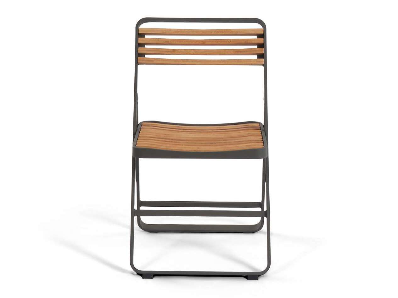 Складной стул из алюминия и бамбука с открытой спинкой Mindo Mindo 121 ARCH-00150806 - Вид №18