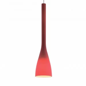 Подвесной светильник Ideal Lux Flut SP1 Big Rosso IDEAL LUX FLUT ROSSO 072520 Красный