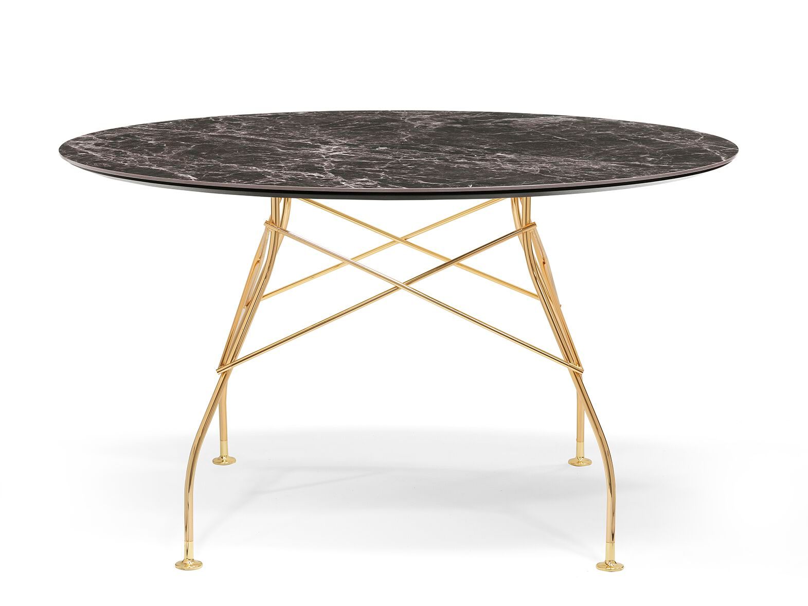 Круглый обеденный стол из керамогранита Kartell GLOSSY ARCH-00051866 - Вид №63