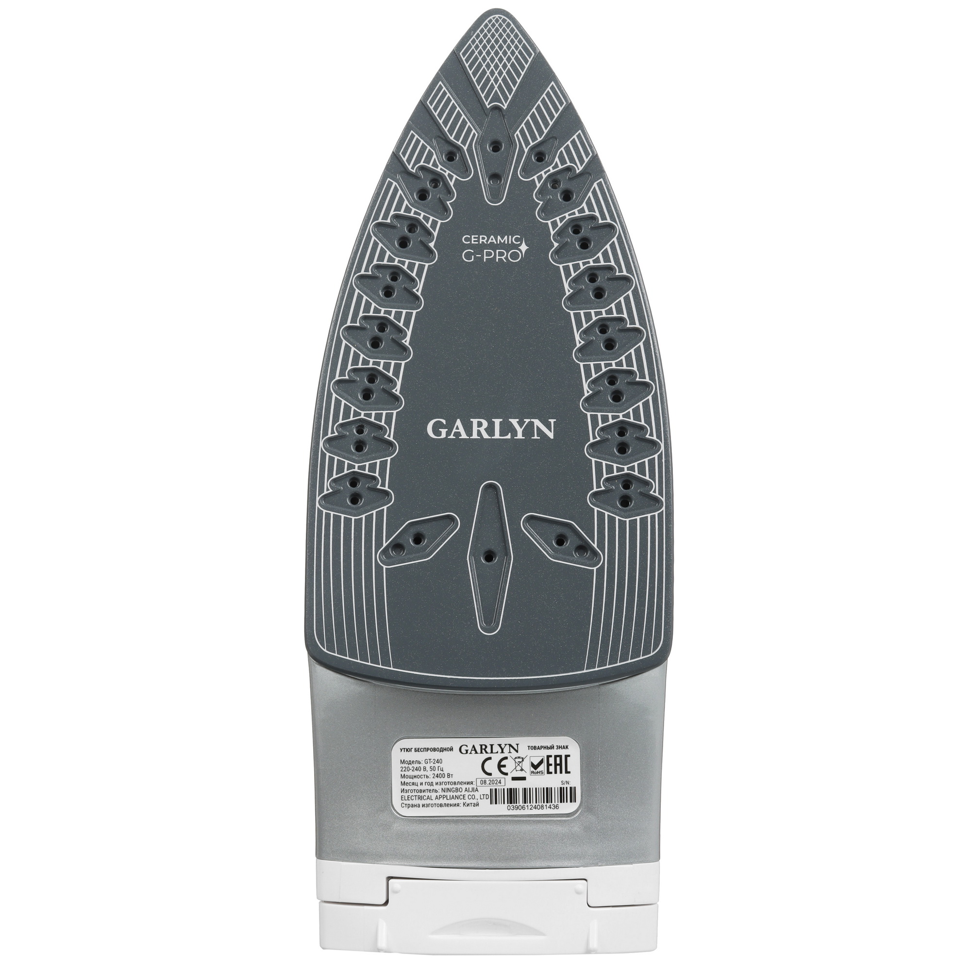 9009448 Утюг GARLYN GT-240 белый STDN-0013355 - Вид №3