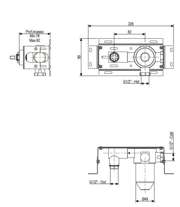 Однорычажный настенный смеситель для раковины COCOON Piet Boon ARCH-00095426 - Вид №10