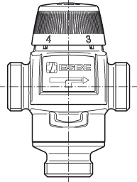 3170 11 00 VTA577Ротационные устройства » Esbe серии VTA370, VTA570  - Вид №1