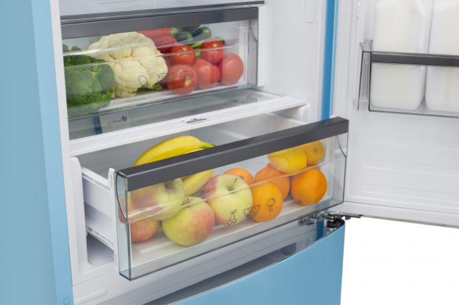 9231640 Холодильник с морозильником   Schaub Lorenz SLU S335U4E голубой STDN-0081363 - Вид №10