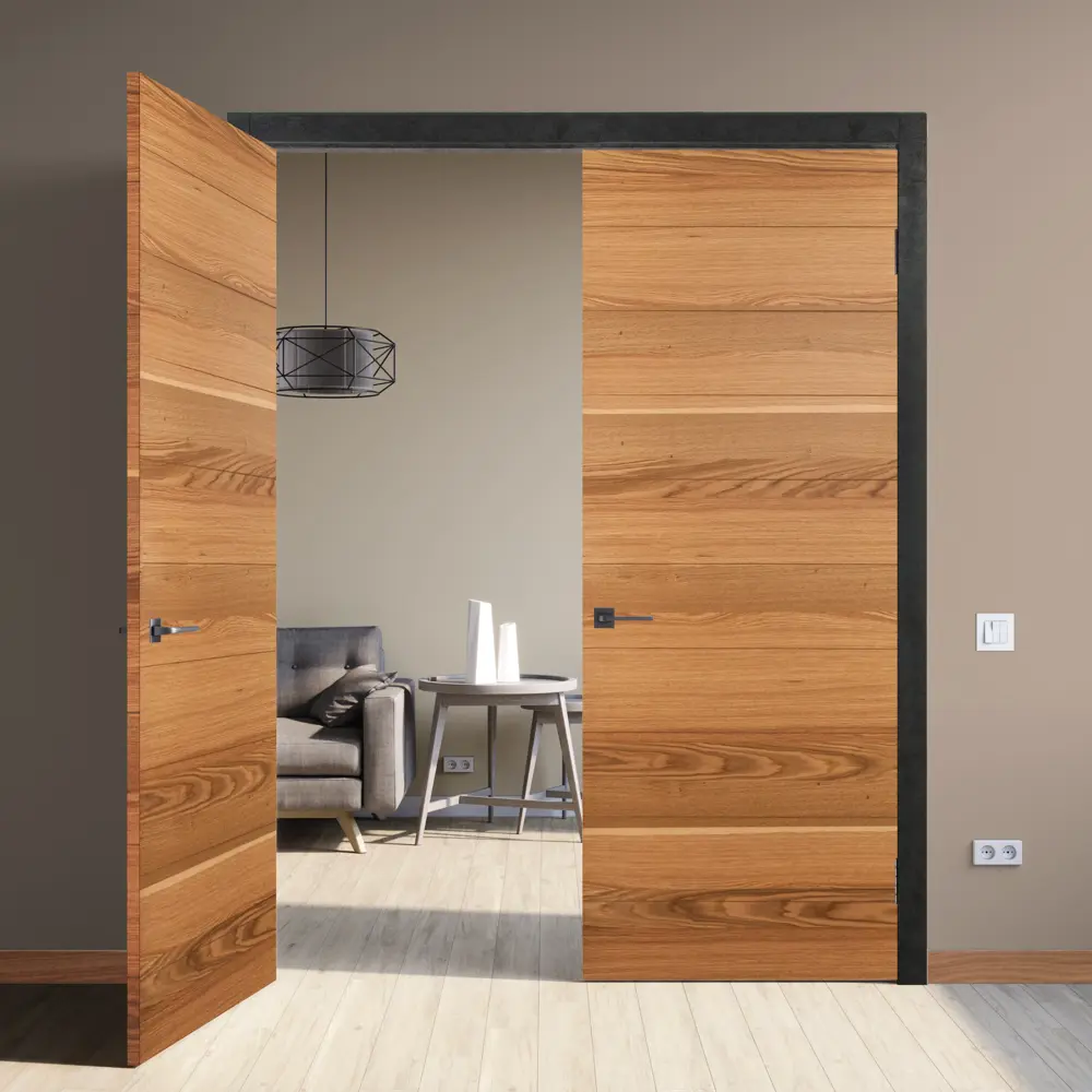 Дверь межкомнатная глухая Loft 90x200 см шпон цвет дуб рустик с замком и петлями 82246658 STLM-2054829 МАРИО РИОЛИ  - Вид №4