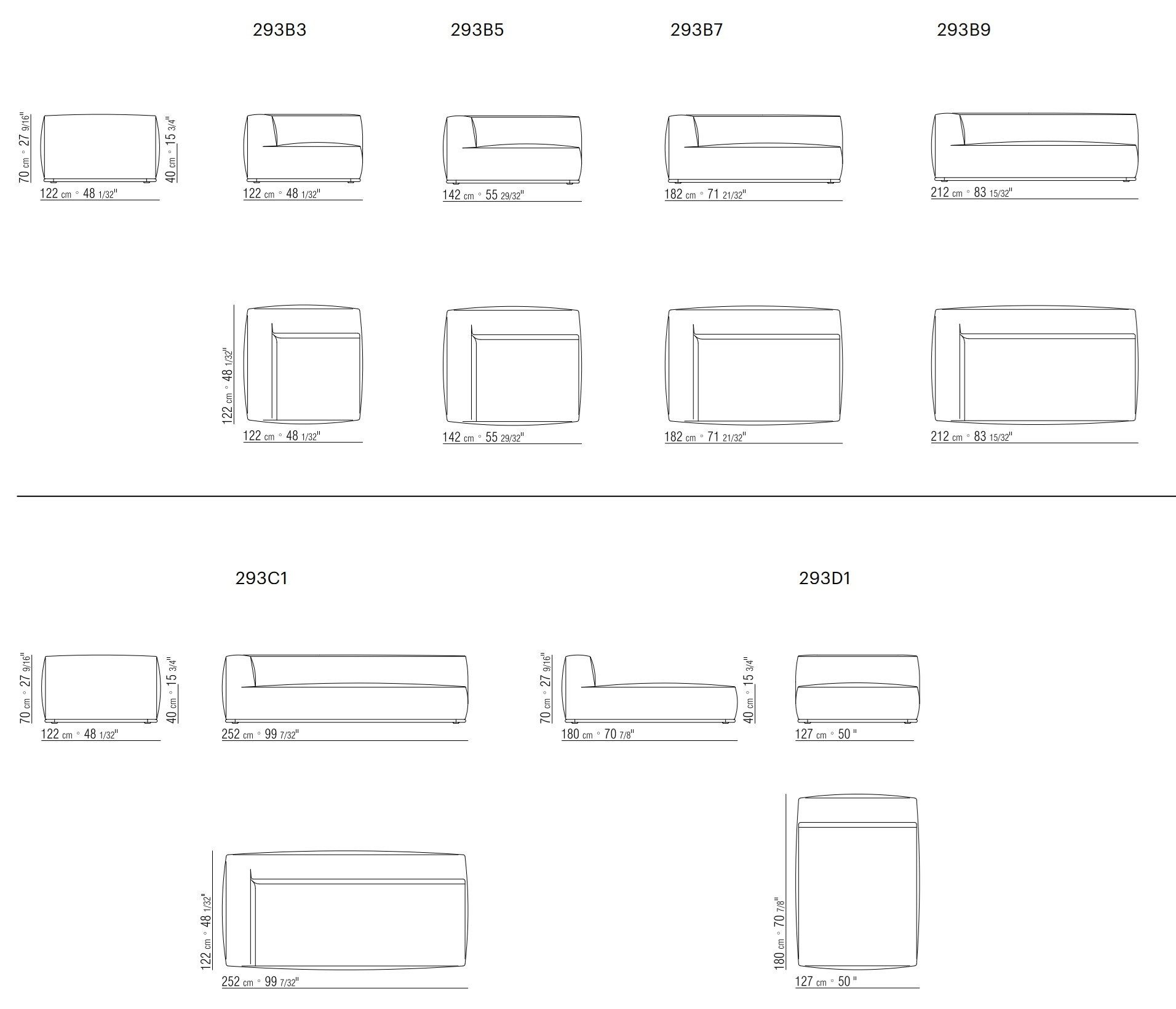 Тканевый диван с журнальной стойкой Flexform Perry ARCH-00141261 - Вид №20