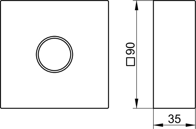 59545130282 Розетка с удлинением KEUCO IXMO - Вид №3