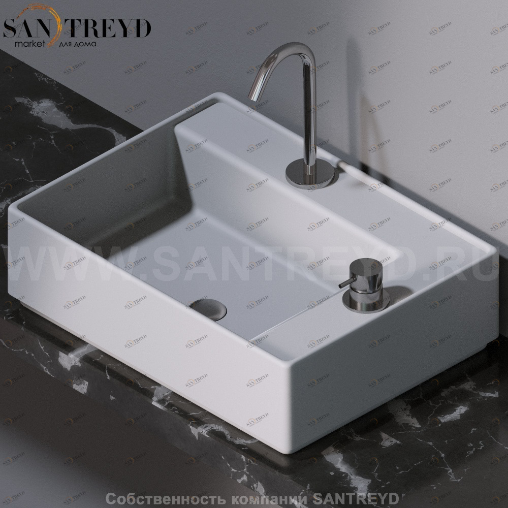 L640117 Накладная раковина на столешницу  прямоугольная A. e T. Italia Fly AeT ITALIA