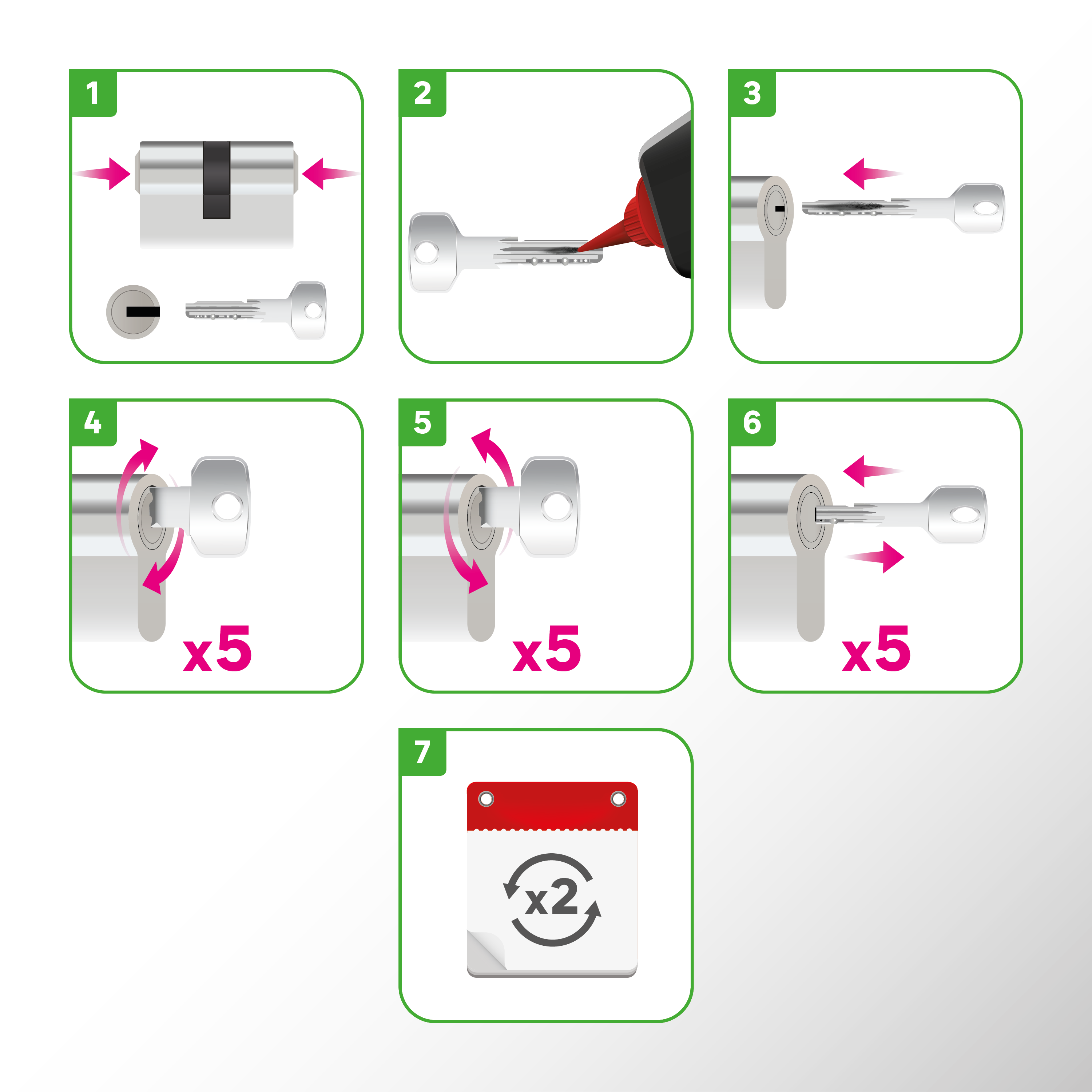 Цилиндр дверной STANDERS TTAL1-3030CR 30+30 мм с 4 ключами 82625321 STLM-0032193 - Вид №5