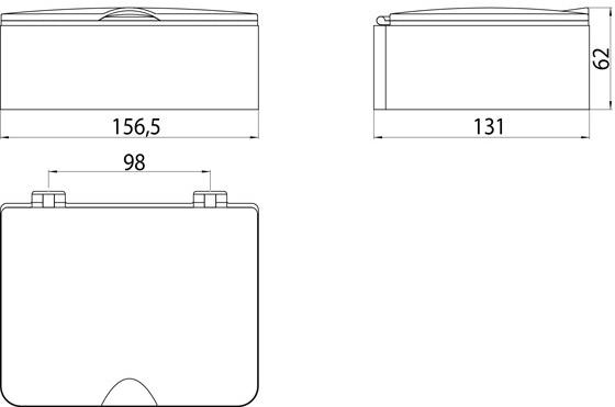 Emco Bad Держатель для платка из металла System2 3539 001 01 - Вид №1